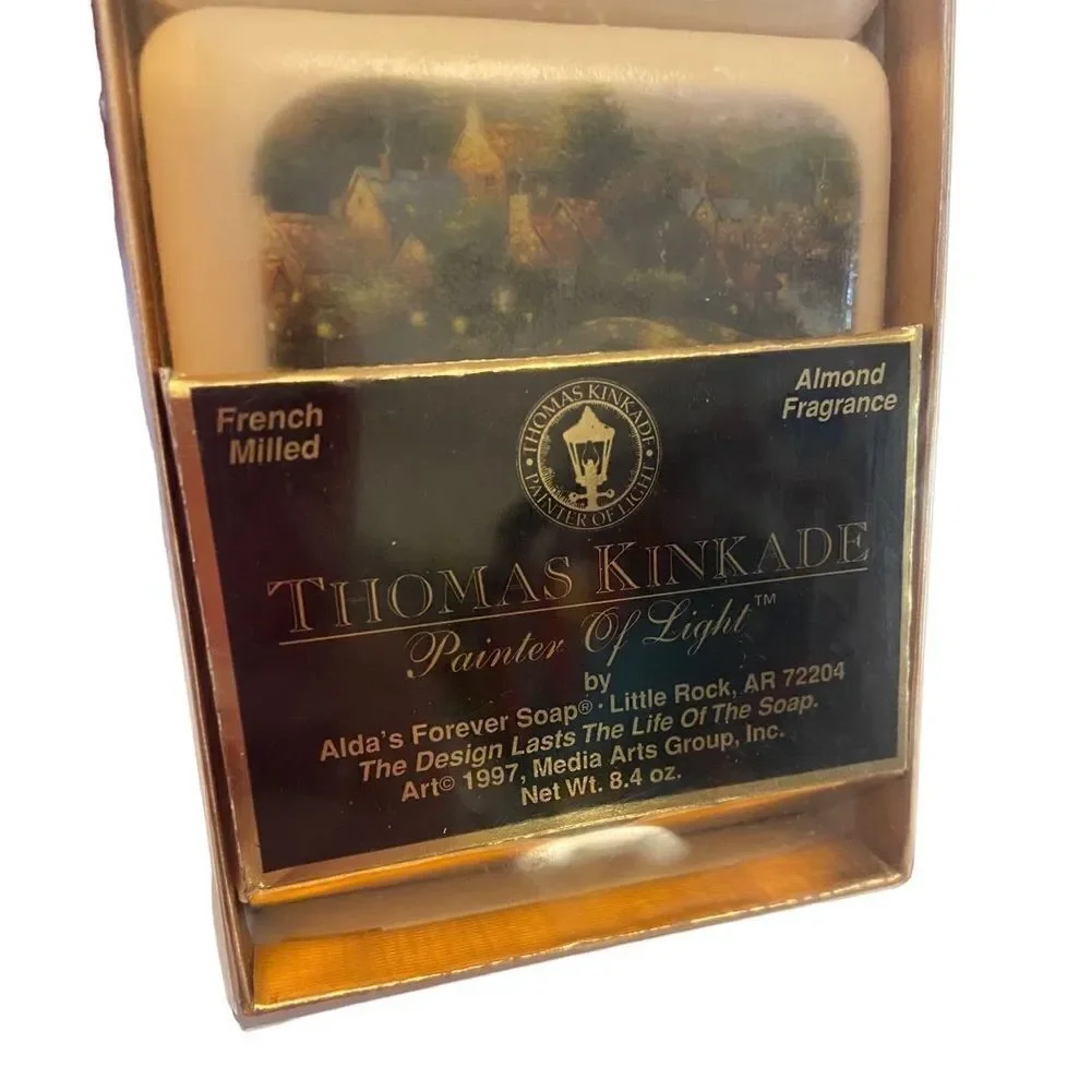 Thomas Kincade Art Alda's Forever Soap French Milled Almond Fragrance NWT